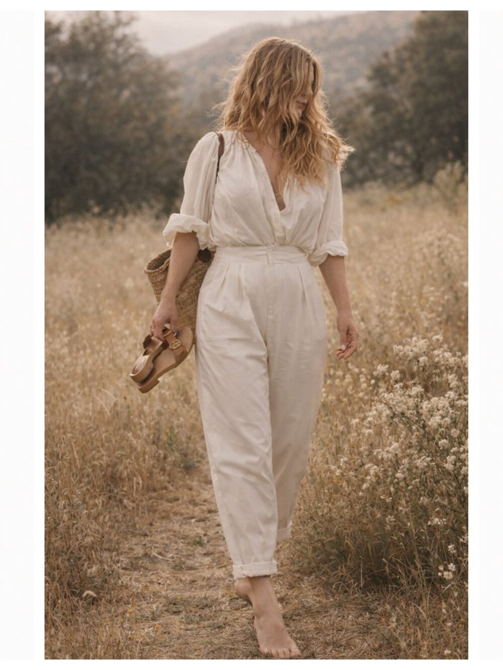 Dôen Louvre Pants in Salt NEW NWT